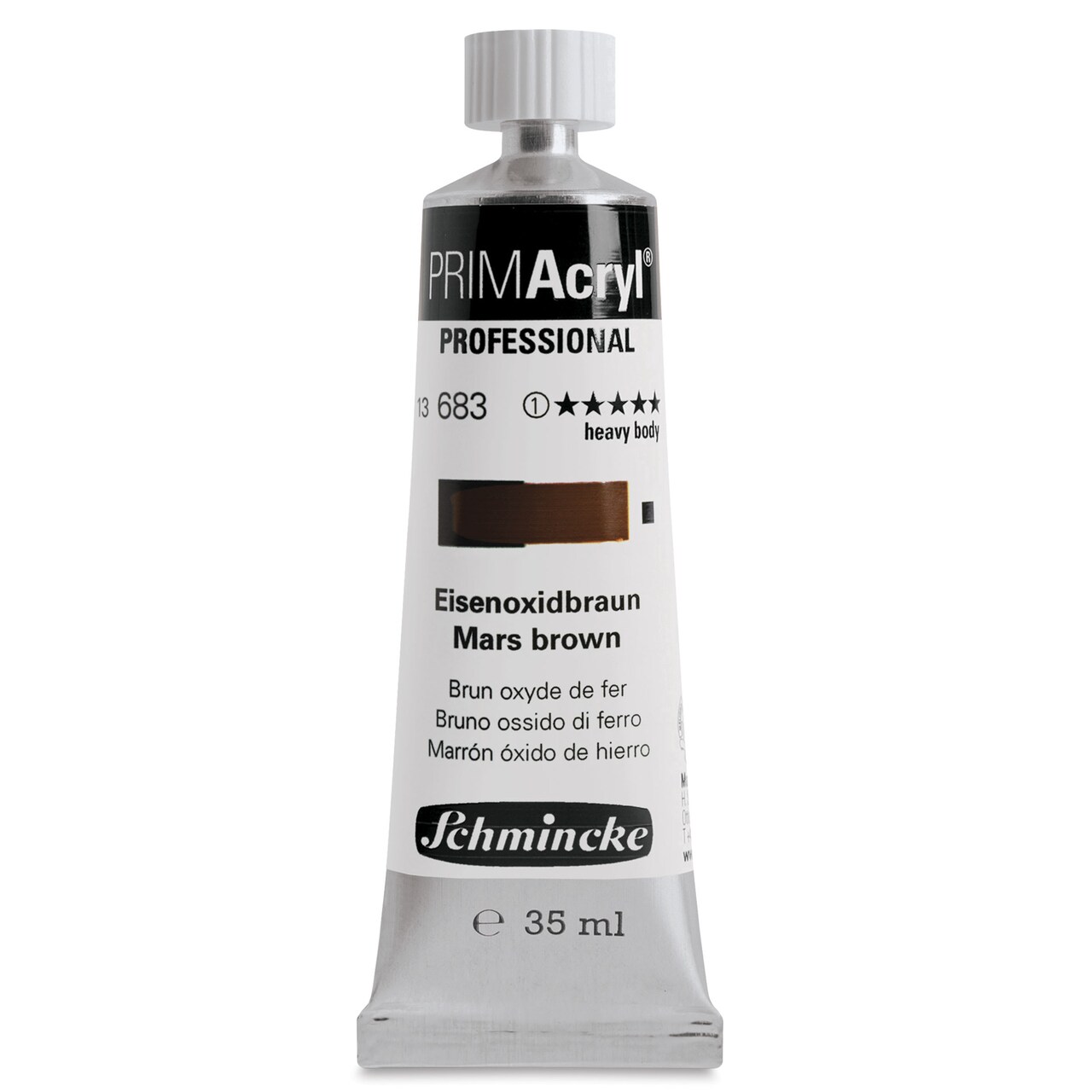 Schmincke Primacryl Professional Acrylic Paint - Mars Brown, 35 ml Tube